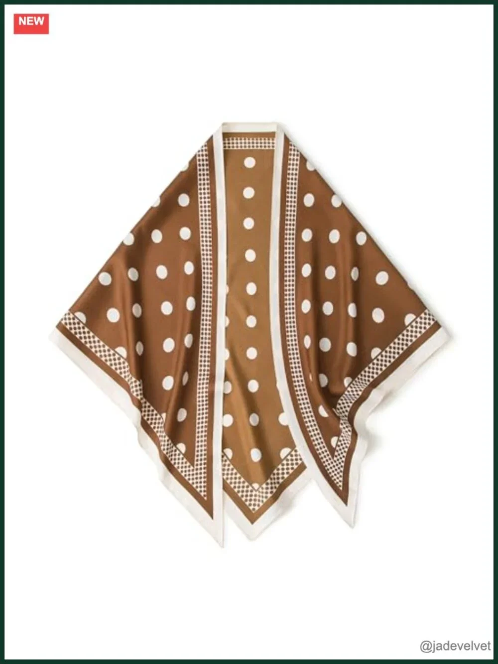 Lightweight Silk-Feel Triangle Scarf – Head Neck Hair Bandana, Evening Gift Wrap